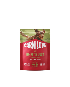 Carnilove Pate Turkey & Duck märgtoit koertele 300g
