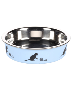 Flamingo libisemisvastase põhjaga sinine kauss kassile ø 11cm - 160ml