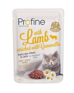 Profine Cat Pouch Lamb in Jelly märgtoit steriliseeritud kassidele 85g