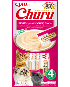 Churu kassimaius tuunikala ja krevetiga 4x14g