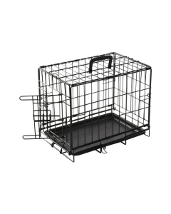 Flamingo must metallpuur Keo koerale XS 30x47x37cm