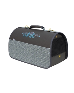 Cazo Pet Carrier Blue Rose transpordikott 50x27x26cm