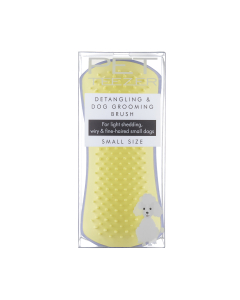 Pet Teezer lilla/kollane karvapusa hari koerale S