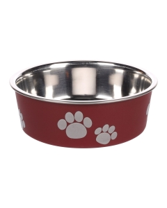 Flamingo libisemisvastase põhjaga punane kauss koerale ø 12cm - 300ml