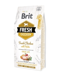 Brit Fresh Chicken with Potato Adult koeratoit