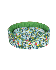 Cazo Foam Bed Cotton Toucan pesa koertele