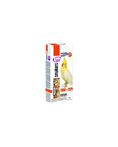 LoLo Pets Smakers maiusepulgad nümfkakaduudele pähklitega 2tk 90g