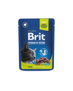 Brit Premium Lamb märgtoit steriliseeritud kassidele 100g