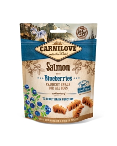 Carnilove Dog Snack Salmon & Blueberries maiused koerale 200g