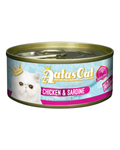 Aatas Cat Creamy Chicken & Sardine konserv kassile 80g