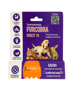 FurCobra Direct õrn karvahooldusvahend lemmikloomadele 10 x 3,5 cm
