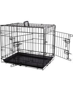 Flamingo must metallpuur Mezo koerale S 61x43x50cm