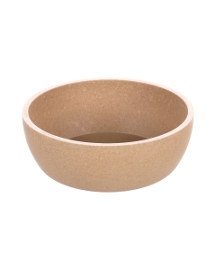 Flamingo libisemisvastase põhjaga bambusest kauss lemmikloomale ø 14cm - 450ml