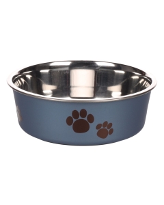 Flamingo libisemisvastase põhjaga sinine kauss koerale ø 14cm - 450ml