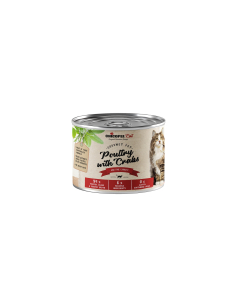 Chicopee Gourmet Poultry with Crabs konserv kassidele 195g