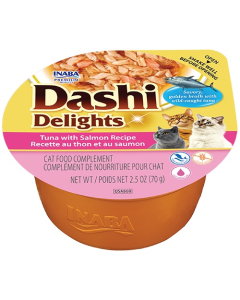 Inaba Dashi Delights Tuna with Salmon konserv kassile 70g