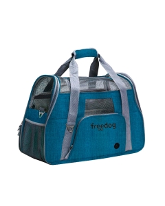 Freedog Crossworld transpordikott sinine 51x23x35cm