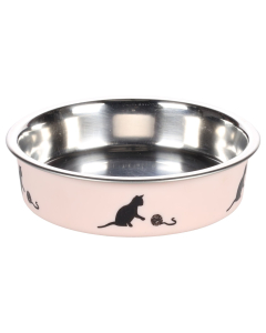 Flamingo libisemisvastase põhjaga roosa kauss kassile ø 11cm - 160ml