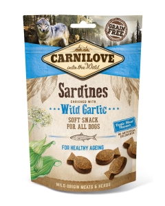 Carnilove Dog Snack Sardines & Wild Garlic maiused koerale 200g