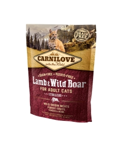 Carnilove Lamb & Wild Boar for Sterilised kassitoit
