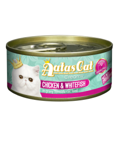 Aatas Cat Creamy Chicken & Whitefish konserv kassile 80g