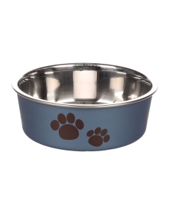 Flamingo libisemisvastase põhjaga sinine kauss koerale ø 12cm - 300ml