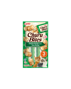 Churu Bites kassimaius kana ja tuunikalaga 3x10g