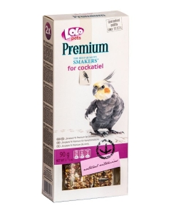 LoLo Pets Premium maiusepulgad nümfkakaduudele 2tk 90g