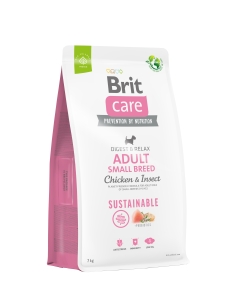 Brit Care Sustainable Adult Small Breed Chicken & Insect koeratoit