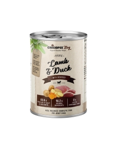 Chicopee Pure Lamb & Duck konserv koertele 400g