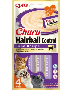 Churu Hairball tuunikalaga maius kassile 4x14g