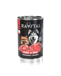 Ravital Pork & Beef konserv koerale