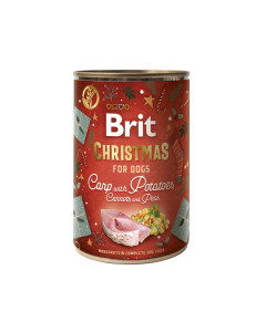 Brit Care Christmas Mono Protein Carp konserv koertele 400g