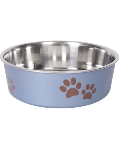 Flamingo libisemisvastase põhjaga sinine kauss koerale ø 23cm - 2,2L