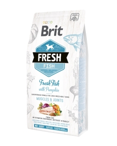 Brit Fresh Fish & Pumpkin Adult Large Muscles & Joints koeratoit
