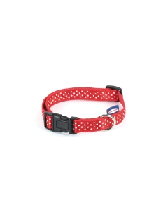 Record punane täpiline kaelarihm L 2,5x40-55cm