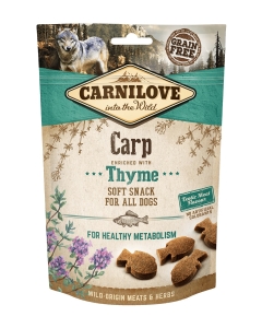 Carnilove Dog Snack Carp & Thyme maiused koerale 200g