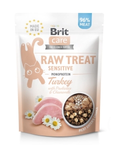 Brit Care Raw külmkuivatatud maius Sensitive kassidele 40g