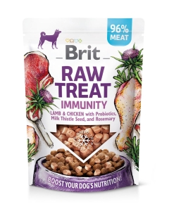 Brit Raw külmkuivatatud maius Immunity koertele 40g