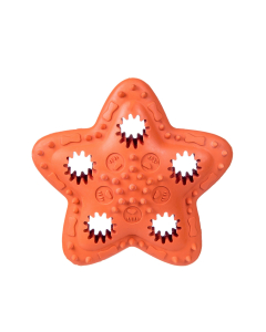 Barry King tugev koeralelu oranž täht 12,5cm