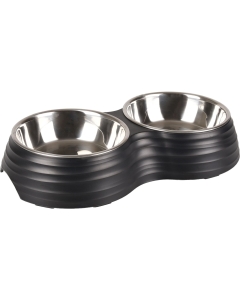 Flamingo must sööginõu lemmikloomale 2x ø 14cm - 350ml