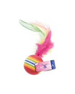 Cat & Rina sulgedega pall kassile