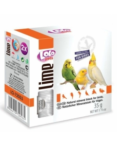 LoLo Pets Lime mineraalkivi lindudele 35g