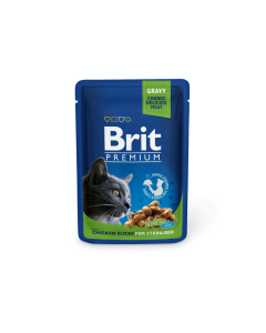 Brit Premium Chicken Slices for Sterilised märgtoit steriliseeritud kassidele 100g