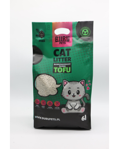 Bubu Pets männi lõhnaga tofu kassiliiv 2,5 kg / 6L