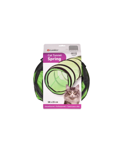 Flamingo kassi tunnel roheline/must 90cm
