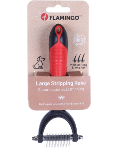 Flamingo hoolduskamm koertele L