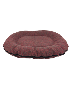 Cazo Oval Bed Luna punane pesa koertele 105x140x17cm