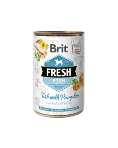 Brit Fresh Fish with Pumpkin konserv koertele 400g