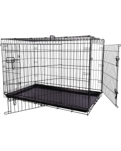 Flamingo must metallpuur Mezo koerale XXL 124x76x83cm